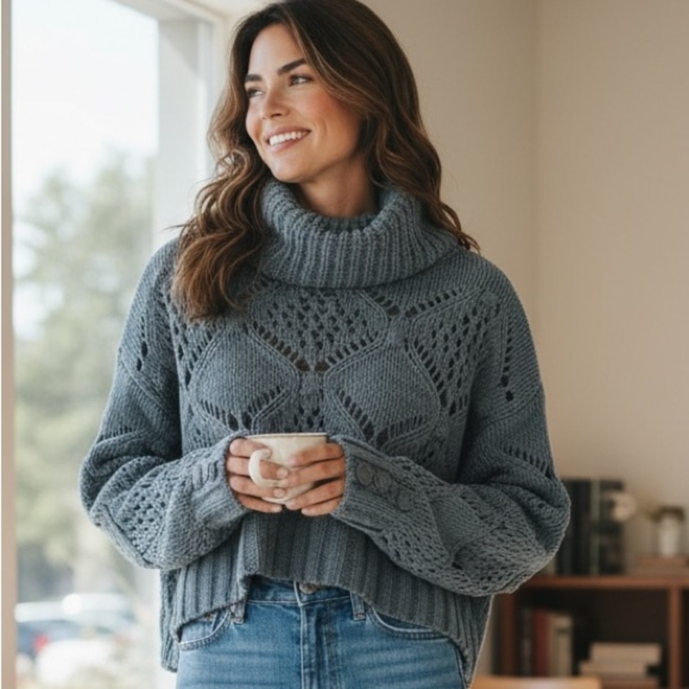 POL Women's Knit Sweater